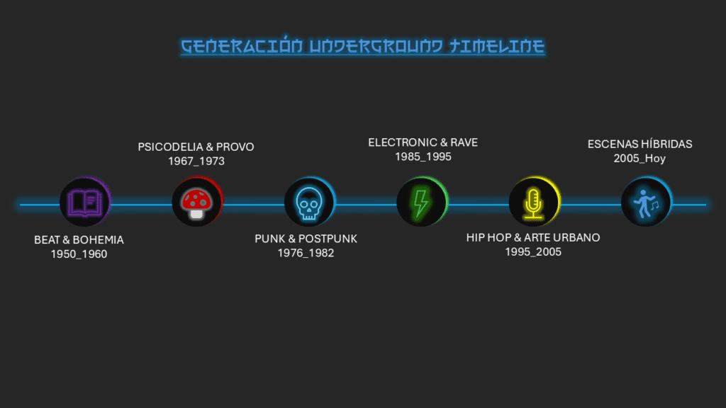la techno resident linea de tiempo